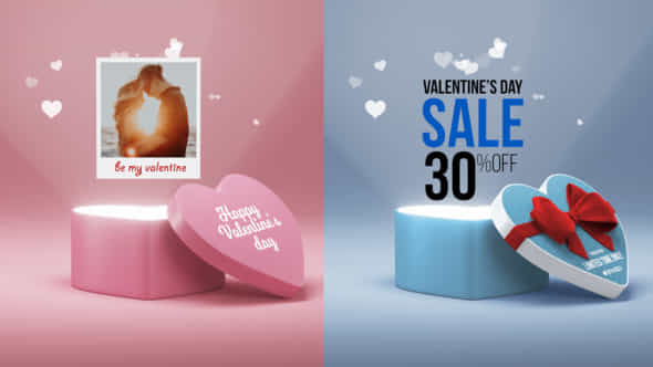 Valentines Gift Box - VideoHive 25583917