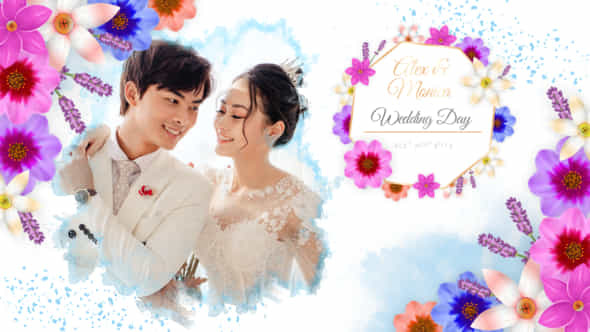 Spring Ink Wedding - VideoHive 43428798