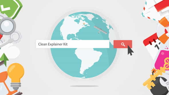 Clean Explainer Kit - VideoHive 7940255