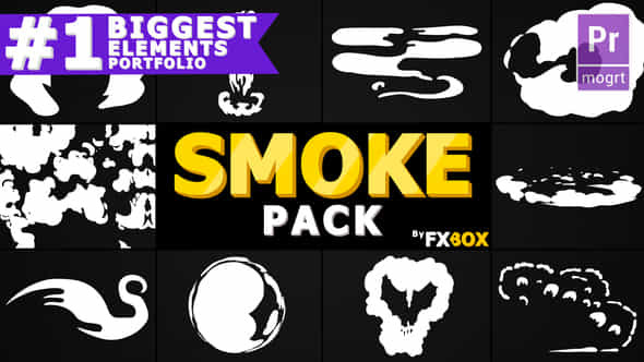 Dynamic Cartoon Smoke - VideoHive 23936811