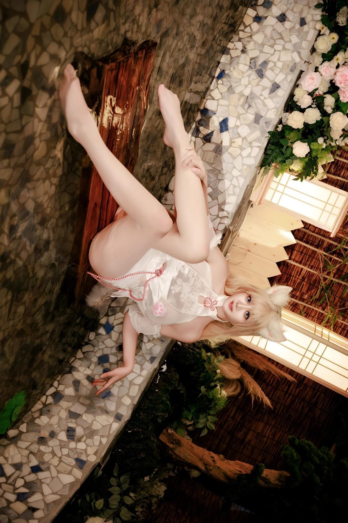 Cosplay 阿雪雪 – 温泉狐狸(38)