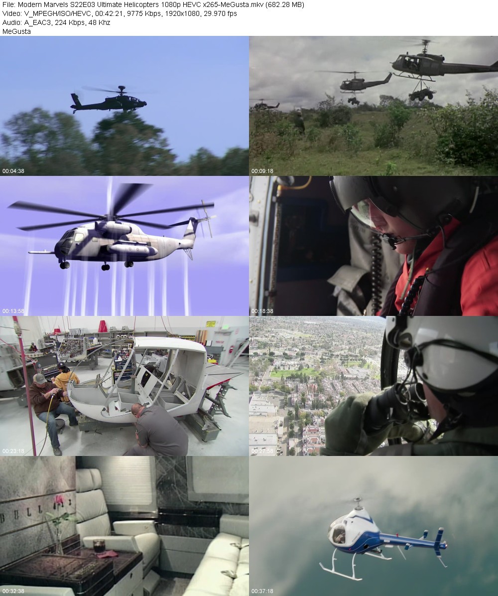 Modern Marvels S22E03 Ultimate Helicopters 1080p HEVC x265-MeGusta