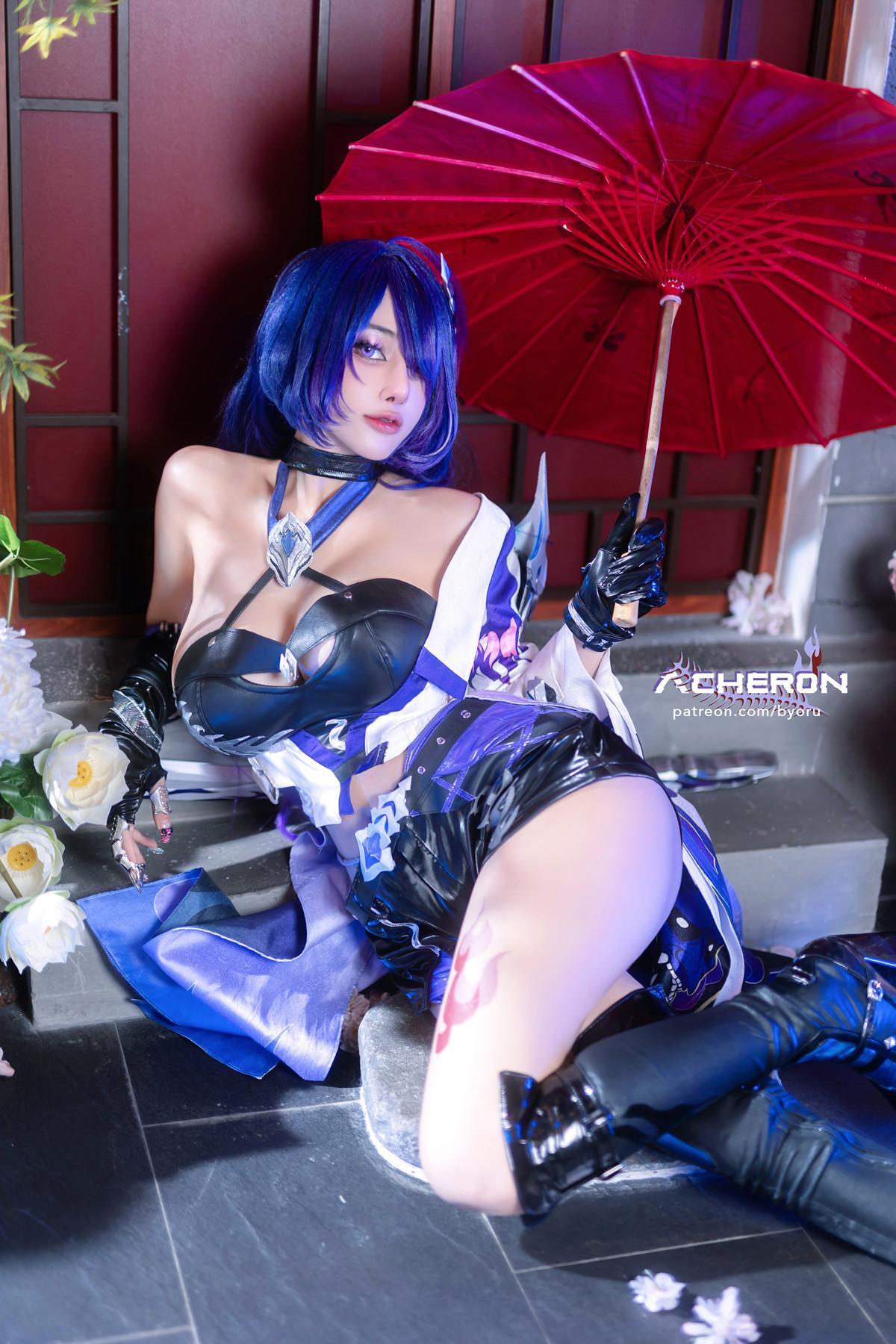 Cosplay 日本性感萝莉Byoru Acheron 黄泉（星铁）(7)