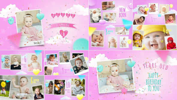 Baby Is Turning 1 - VideoHive 52213073