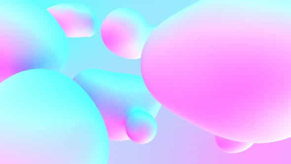 Colorful Stylish Liquid Bubbles Shapes - VideoHive 33238096