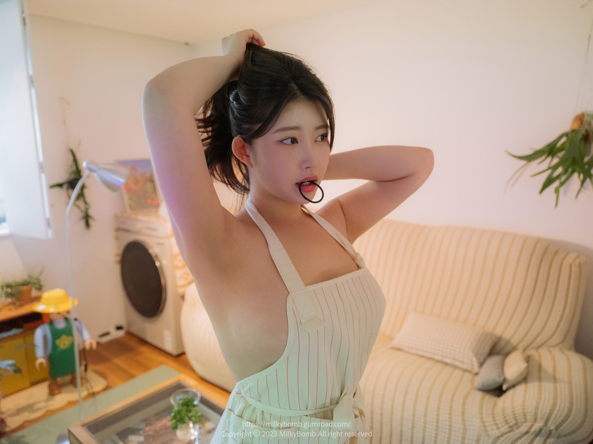 PURELISM 순수, [MilkyBomb] Apron 앞치마(28)