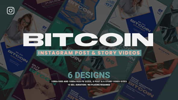 Bitcoin Promotion Instagram - VideoHive 38535390