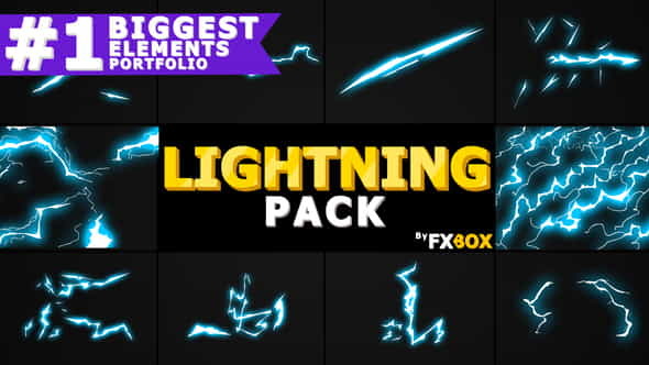 Flash FX Lightning Elements - VideoHive 21258455