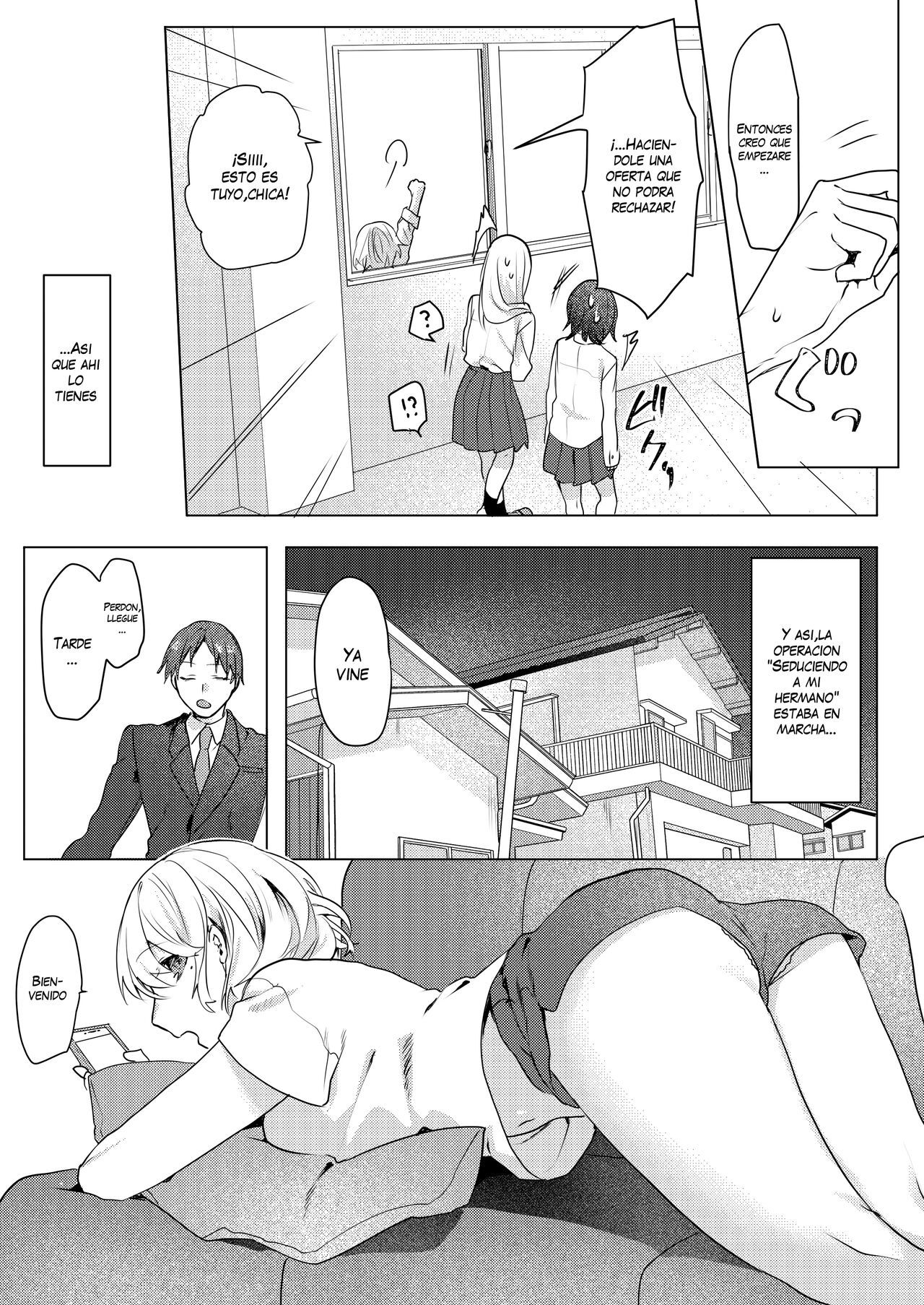 [Negiyashiki (Moegi)] Onii-chan Yuuwaku Keikaku [Spanish] [VarKatzas666]