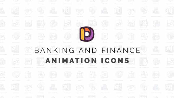 Banking Finance Animation Icons - VideoHive 34463661