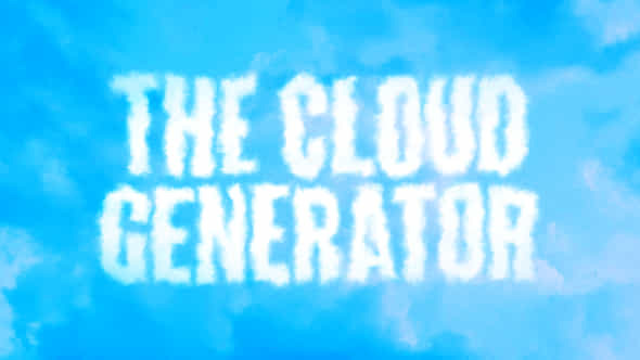 The Cloud Generator - VideoHive 46464937