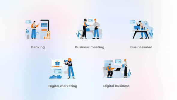 Digital business - - VideoHive 42031468