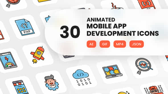 Animated Mobile Application - VideoHive 39717344