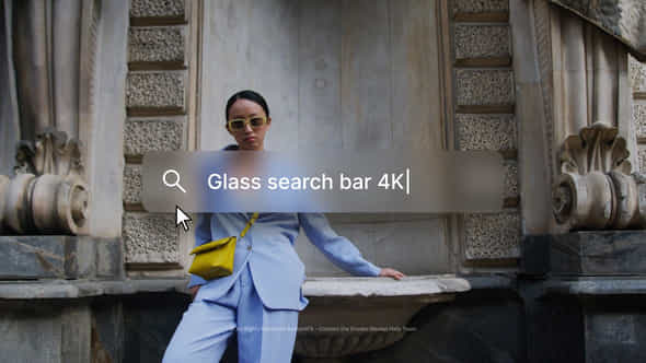 Glass Search Bar - VideoHive 53924353