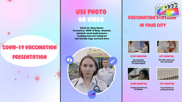 Covid-19 Vaccination Mobile - VideoHive 35636543