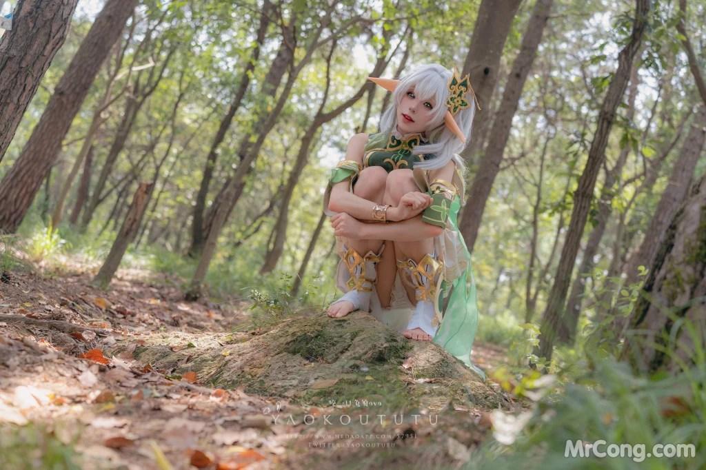 Coser@黏黏团子兔: 万年萝莉纳西妲&0.2s (65 photos )(2)