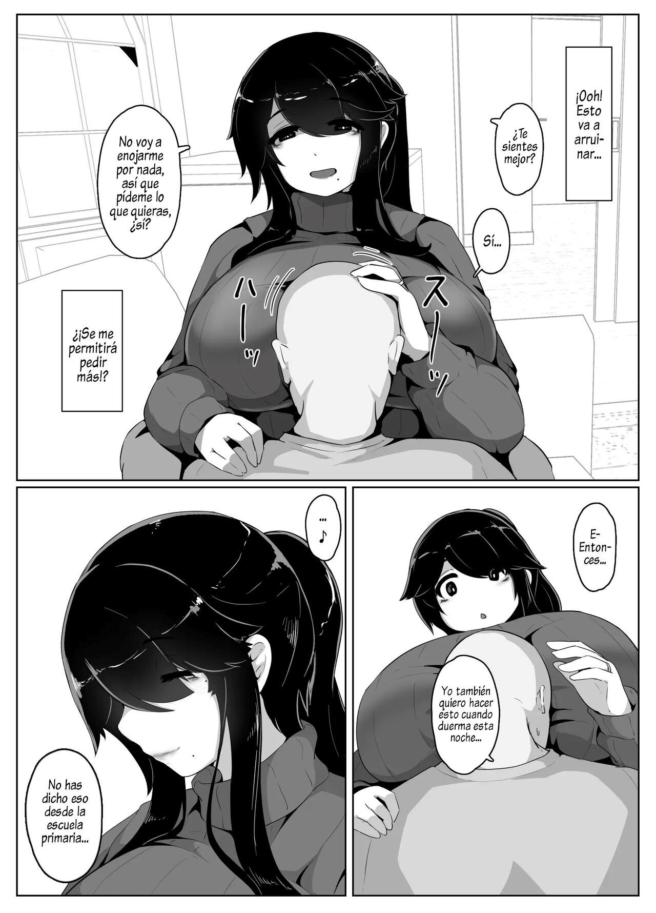 [hahayamoya (moya)] Oyasumi, Okaa-san I  Good Night, Mom I [Spanish]  [Al Chile no Sé Scan]