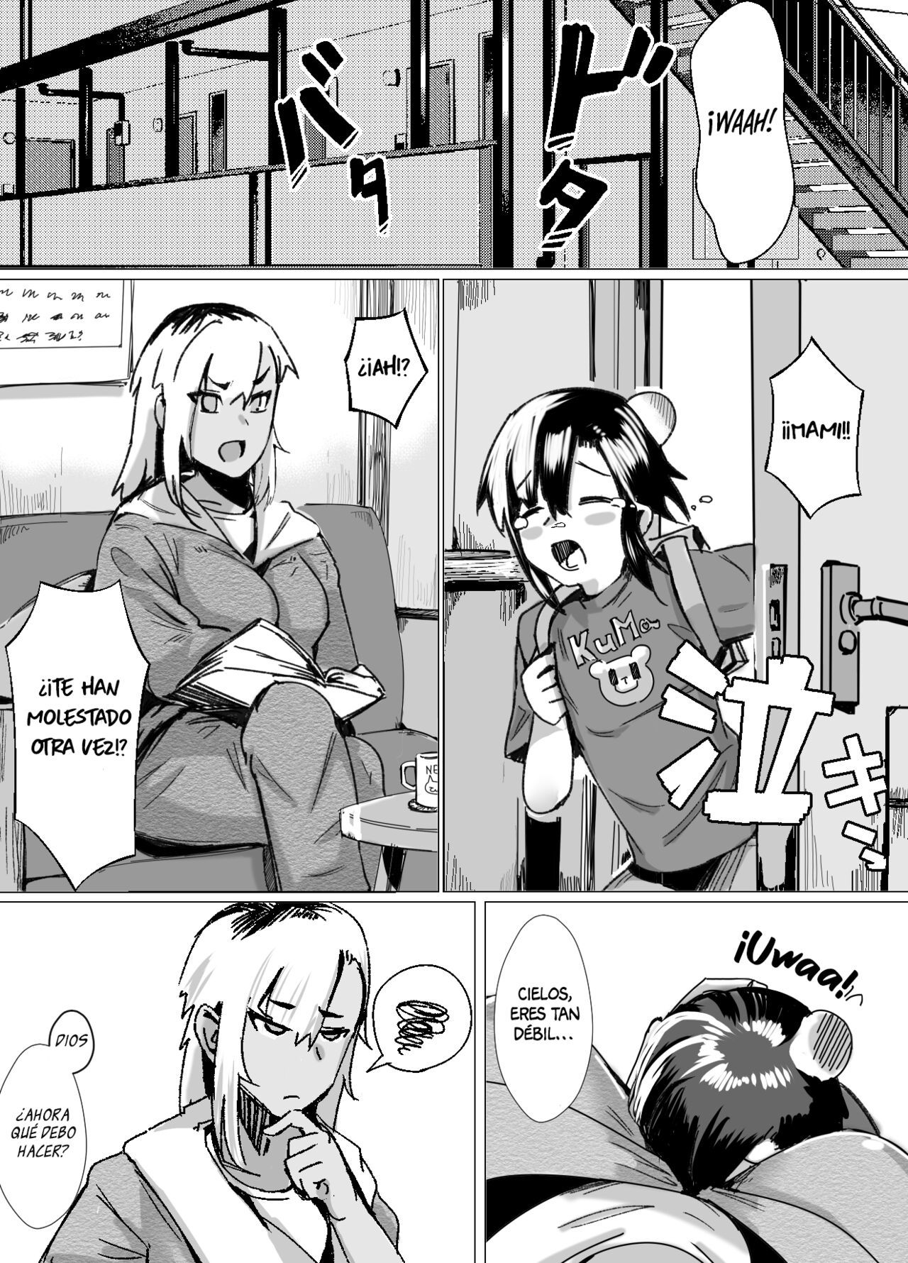 [strike back] Miwaku no Yanmama Ecchi na Kosodate Hisshouhou  La Increíble Mamá Gyaru y su Exitoso Método de Enseñanza Sexual [Spanish] [Pildora Roja Traducciones]