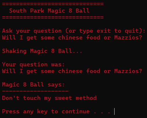 South Park Magic 8Ball D100 D30 Preview