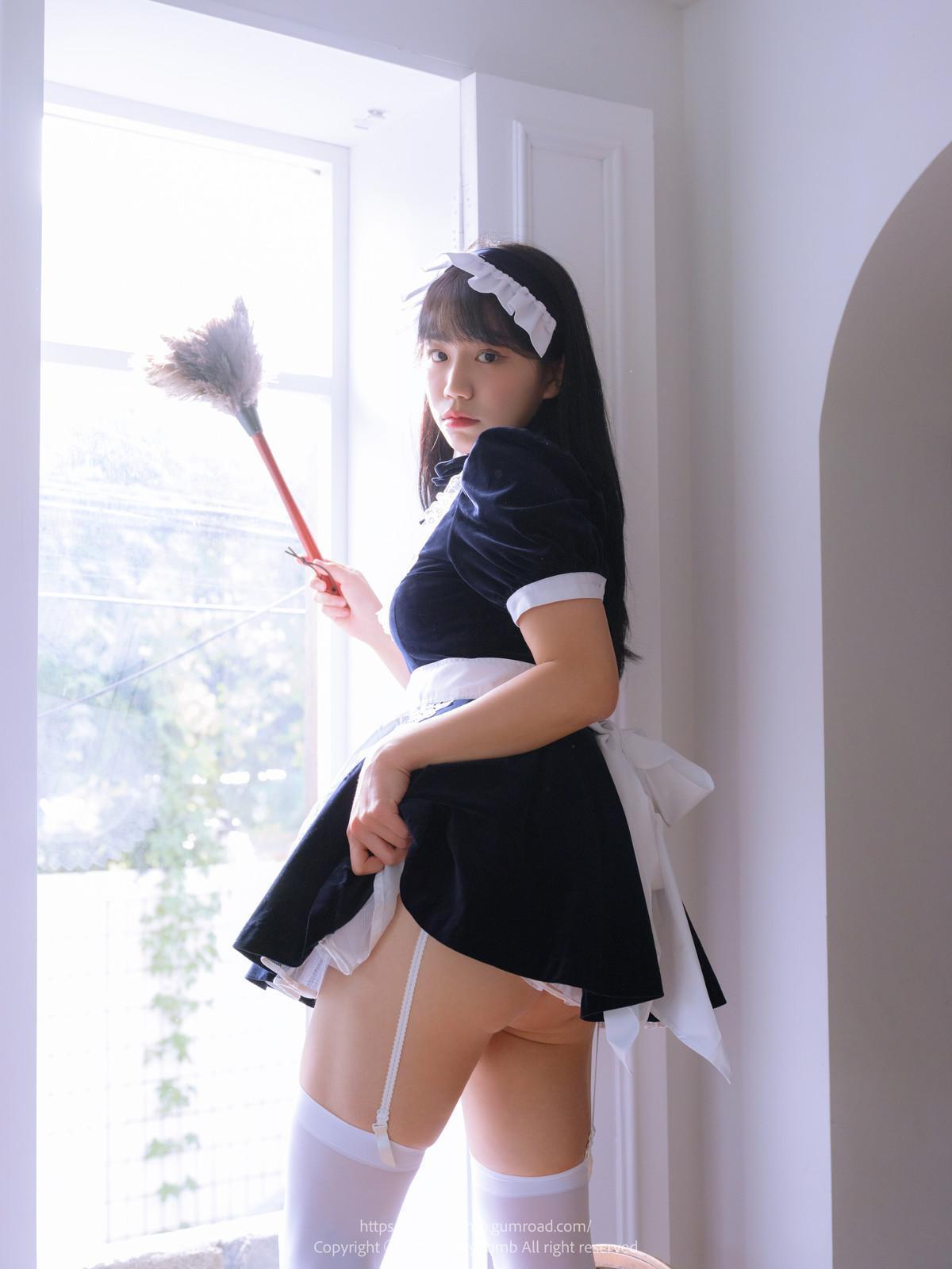 Yui 유이, [MilkyBomb] Maid Set.02(7)