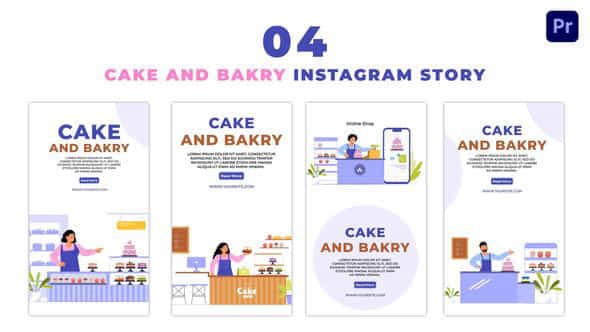 Cake and Bakery - VideoHive 47462191