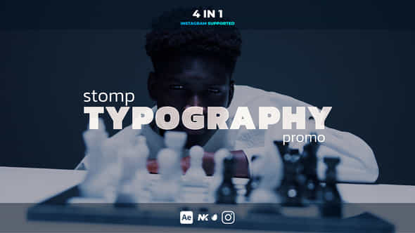 Stomp Typography Promo - VideoHive 38284932