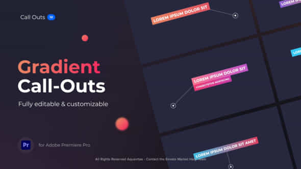 Gradient Call Outs - VideoHive 38196841