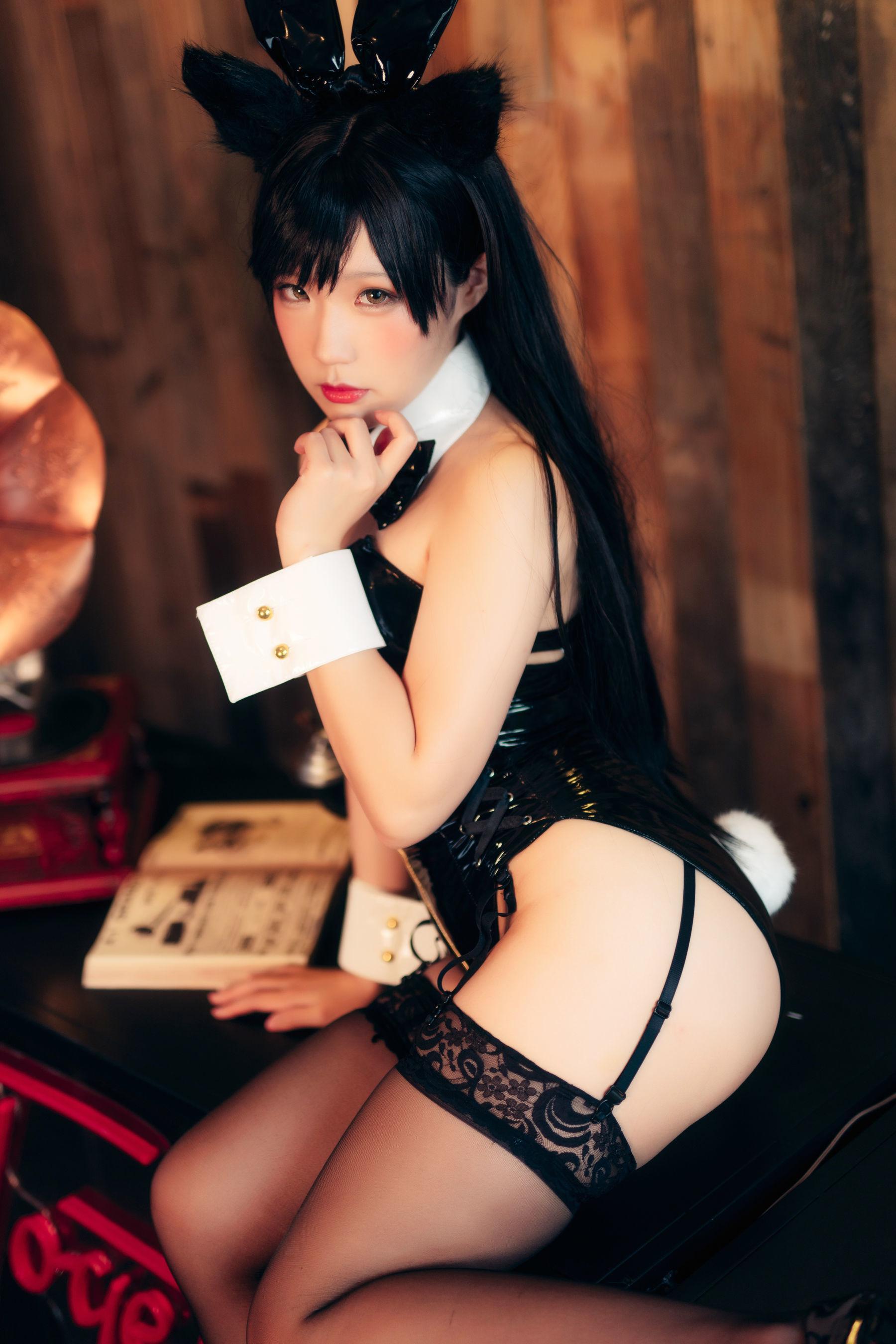 [Coser美女] Mime弥美 《Azurlane Atago BUNNY ver》 写真集(5)