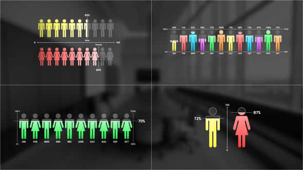 People Chart Infographic - VideoHive 41212835