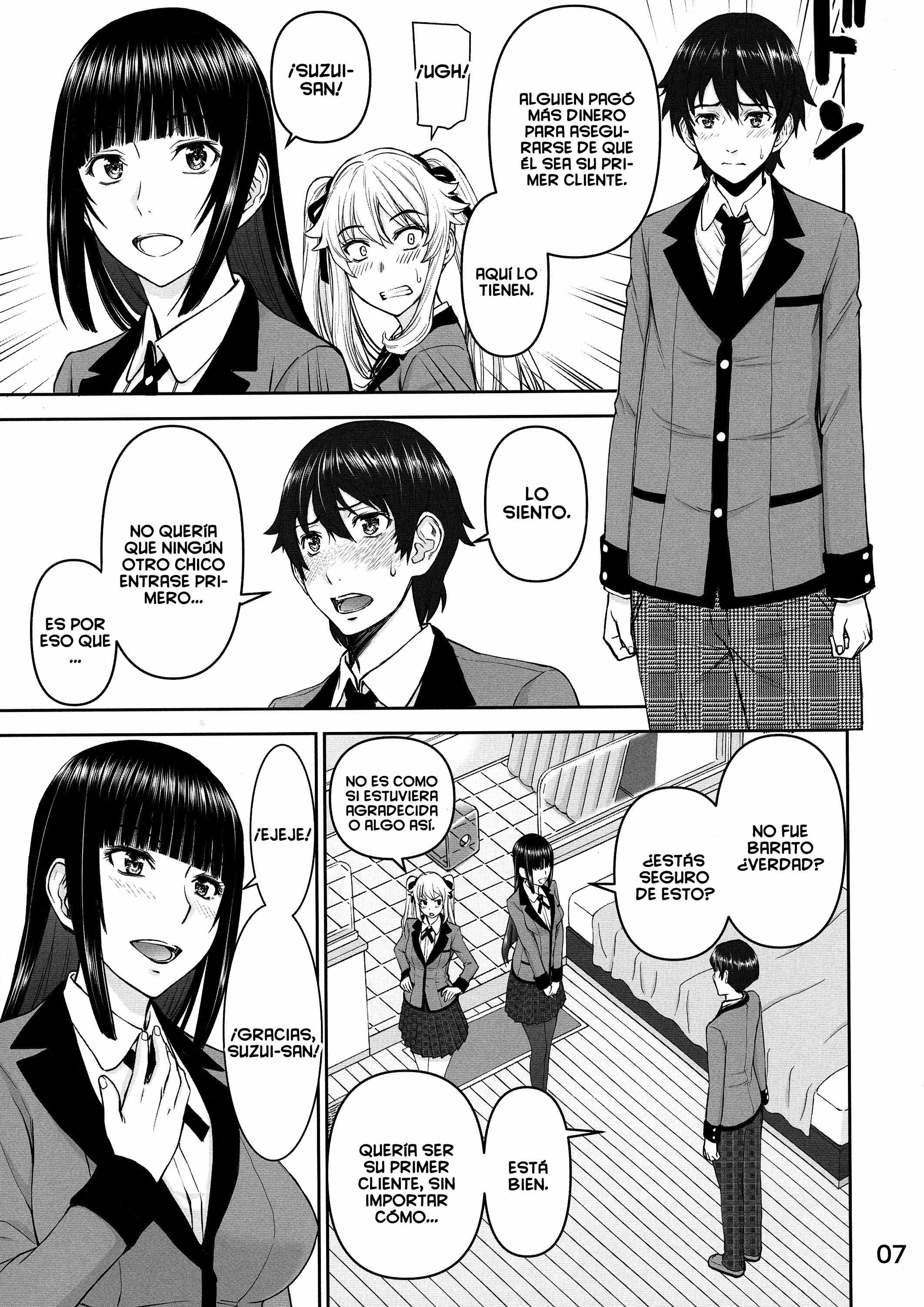 Hamegurui (Kakegurui) Yumeko y Saotome como mascotas - 5