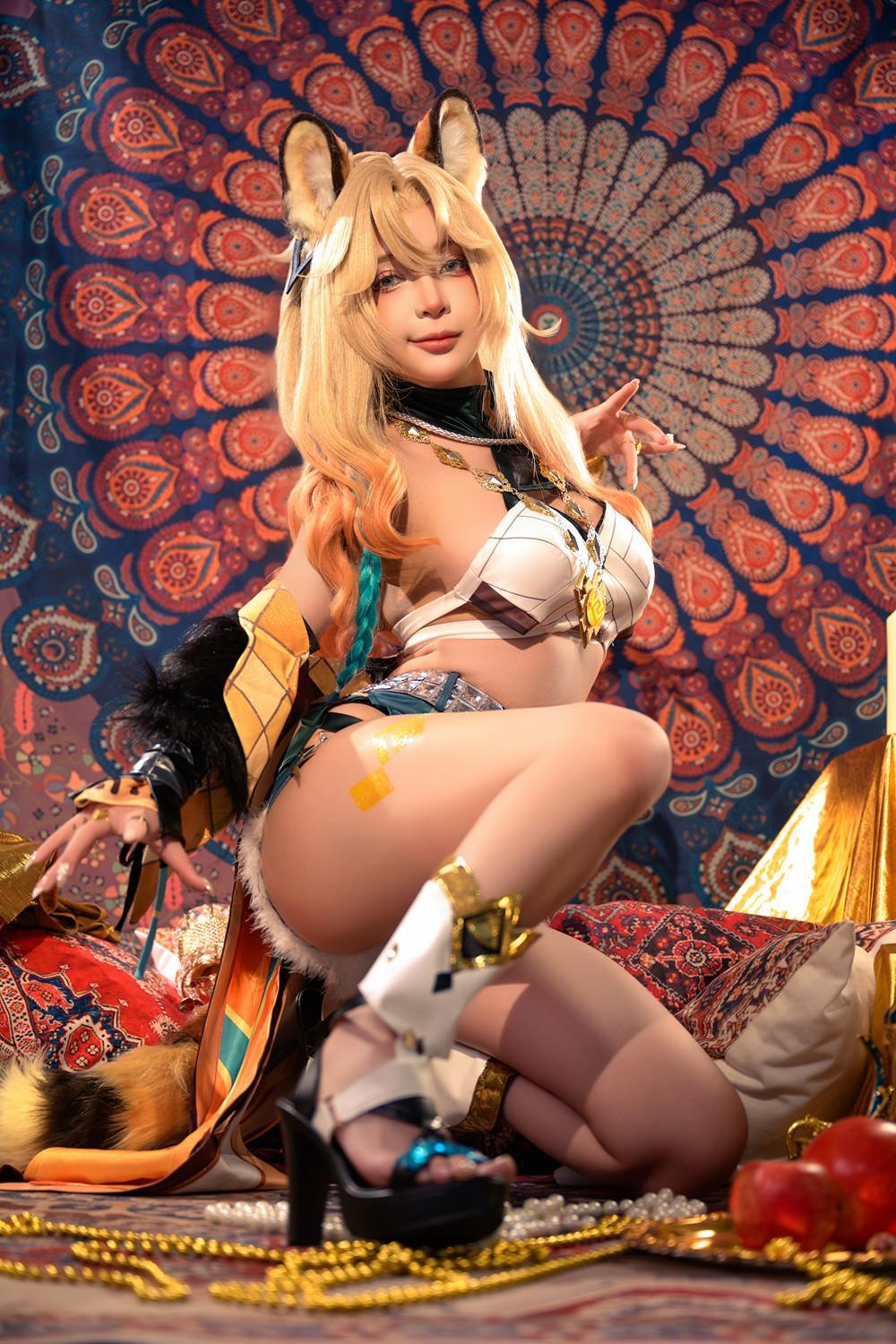 Cosplay Umeko.J – Xilonen Genshin Impact(5)