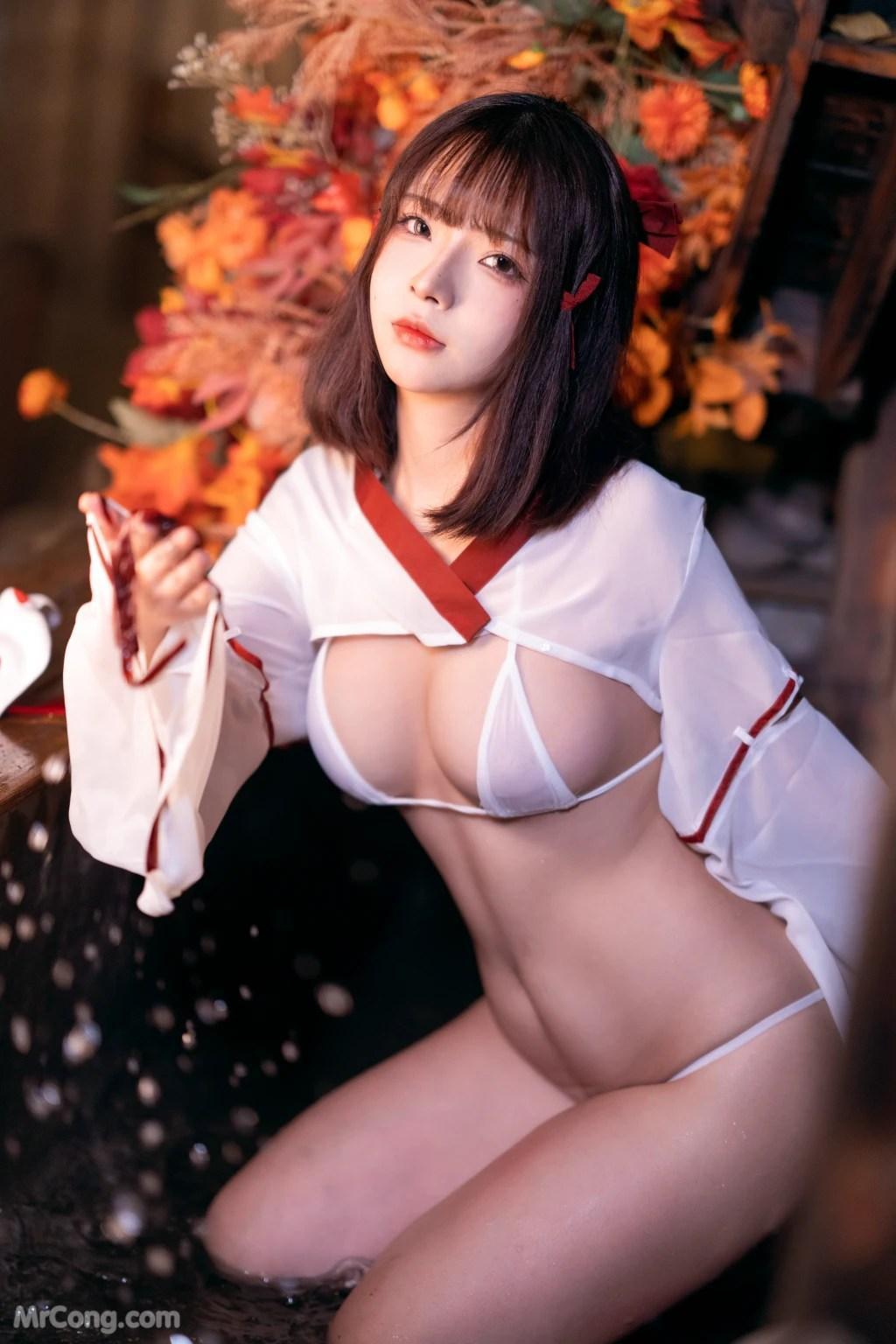 Coser@yuuhui玉汇 No.33: 祝巫神女 (120 photos)(75)