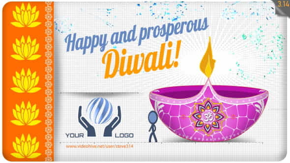 Happy Diwali Greeting - VideoHive 17790620