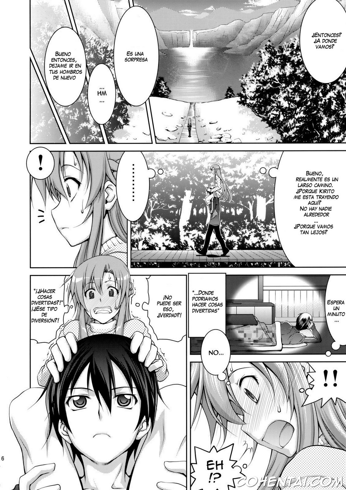 ASUNAsan NO EROHON (Sword Art Online) xxx comics manga porno doujin hentai español sexo Asuna Yuuki Kazuto Kirigaya | Kirito Sword Art Online