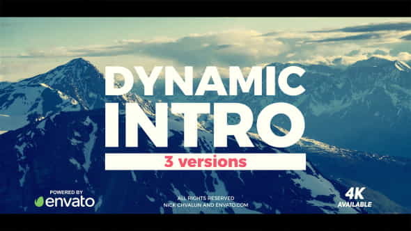 Dynamic Brush Intro - VideoHive 20983765