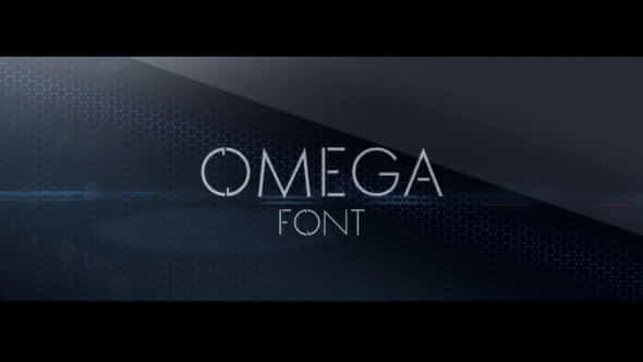 OMEGA font - VideoHive 12530802