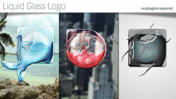 Liquid Glass Logo - VideoHive 12181136