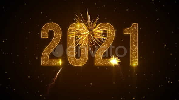 Year 2021 Golden Text Reveal - VideoHive 29810371