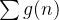 \sum g(n)