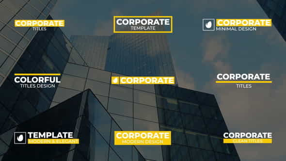 Big Modern Corporate Titles - VideoHive 24582060