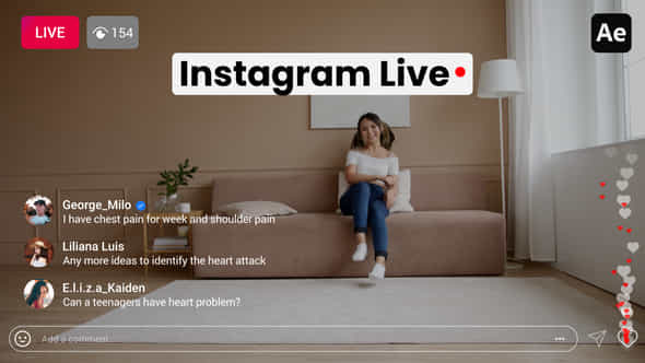 Instagram Live - VideoHive 54003293