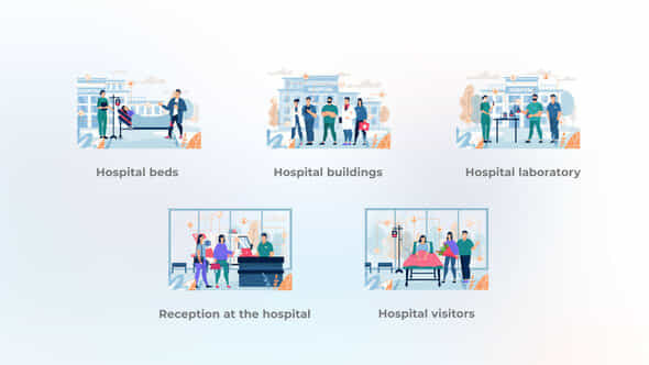 Hospital buildings - VideoHive 44609328