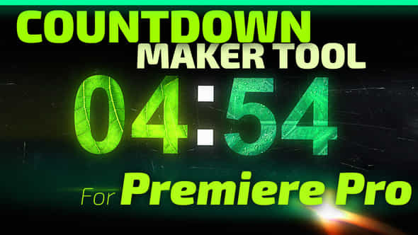Countdown Maker Tool - VideoHive 40227220
