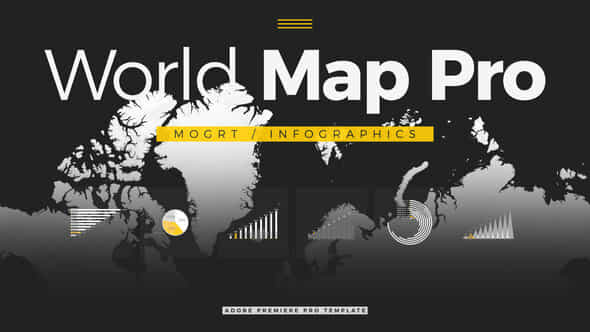 World Map ProMOGRTInfographics - VideoHive 43534162