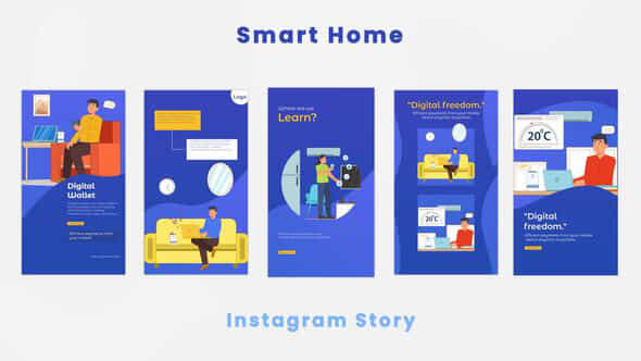 Smart Home Facility Instagram Story - VideoHive 44422401