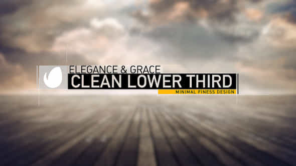 Clean Lower Third - VideoHive 11044805