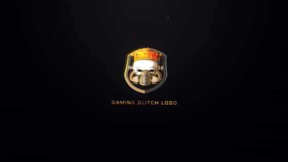 Gaming Glitch Logo - VideoHive 38550345