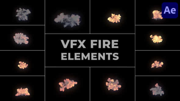 Vfx Fire Elements For After Effects - VideoHive 52105946