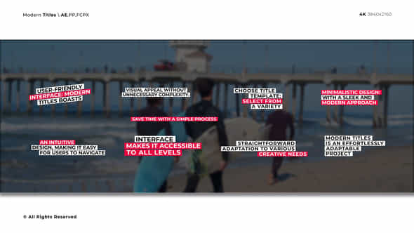 Modern Titles Fcpx - VideoHive 50492155