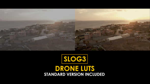 Slog3 Drone And Standard Luts - VideoHive 51100559